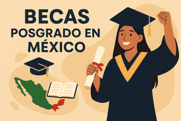 Las Mejores becas para estudiar un posgrado en México 2026