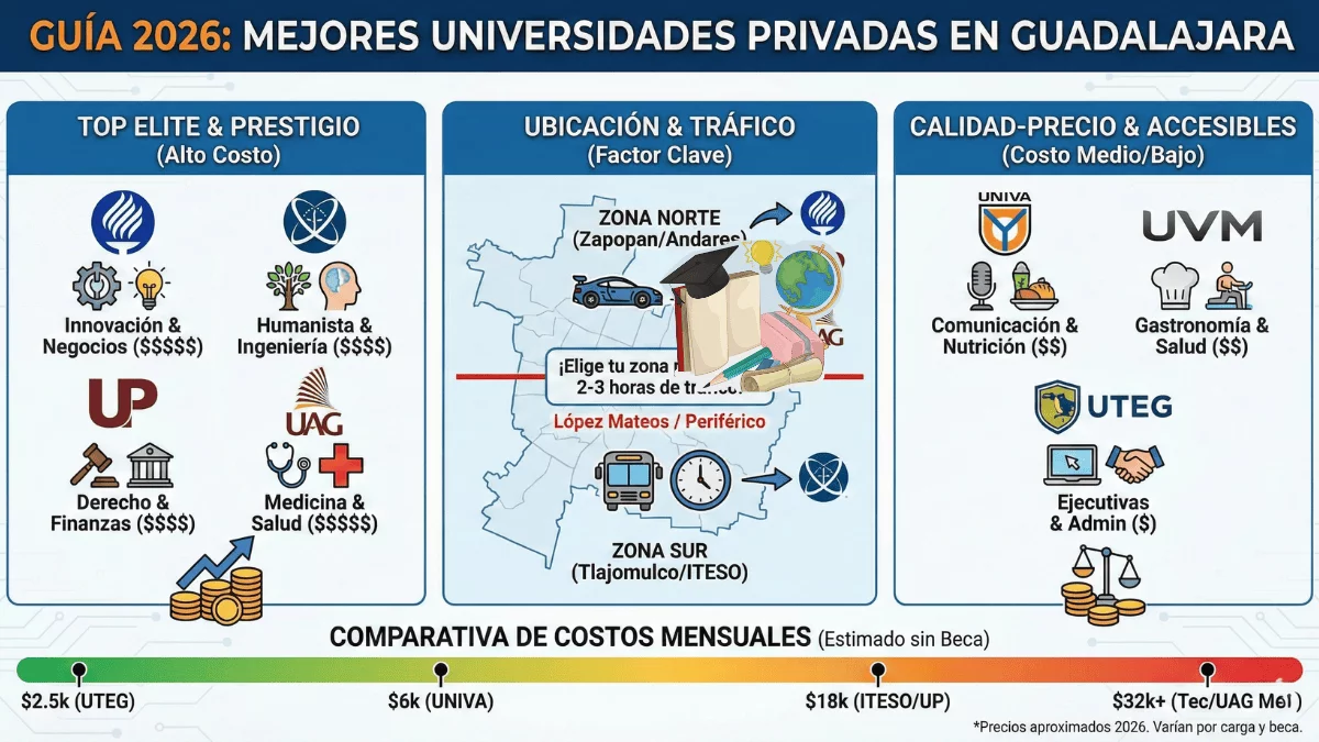 universidades privadas en guadalajara
